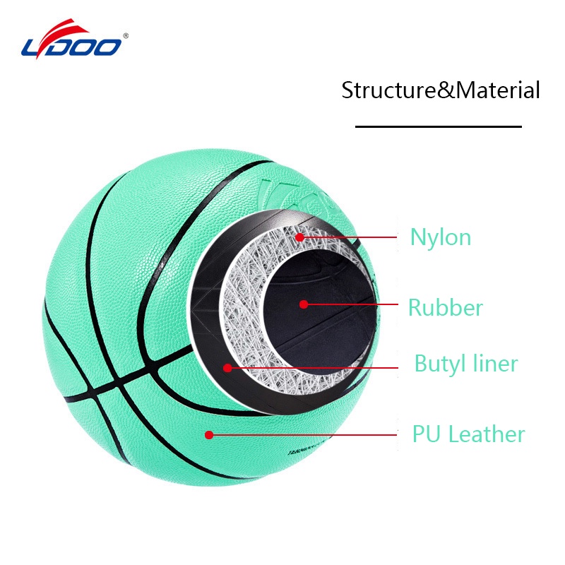 Quả Bóng Rổ NBA LYDOO Size 7 Bằng Chất Liệu PU + Kim Bơm