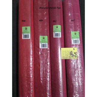 Giấy nhún Ý cứng tông đỏ tươi (980, 989, 982, 947)