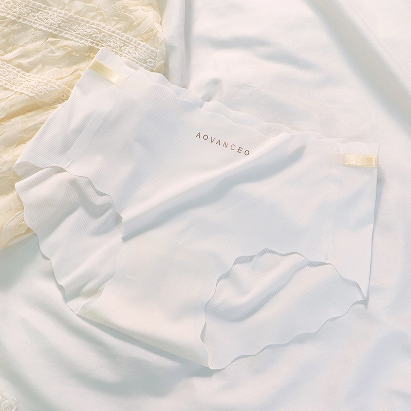 Siêu phẩm Quần lót nữ không viền Freeship quần lót cotton kháng khuẩn gân tăm viền lượn sóng co giãn 4 chiều