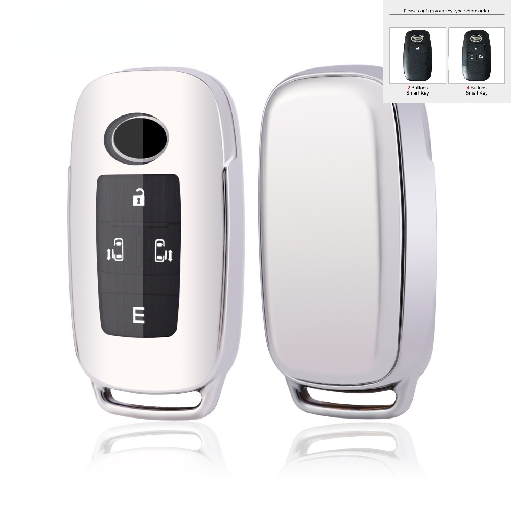 Vỏ Bảo Vệ Chìa Khóa Xe Hơi TOYOTA RAIZE 2022 Bằng TPU Mạ Chrome Phản Quang Daihatsu TOYOTA Tanto Rocky Ka LA650S 150S/800S