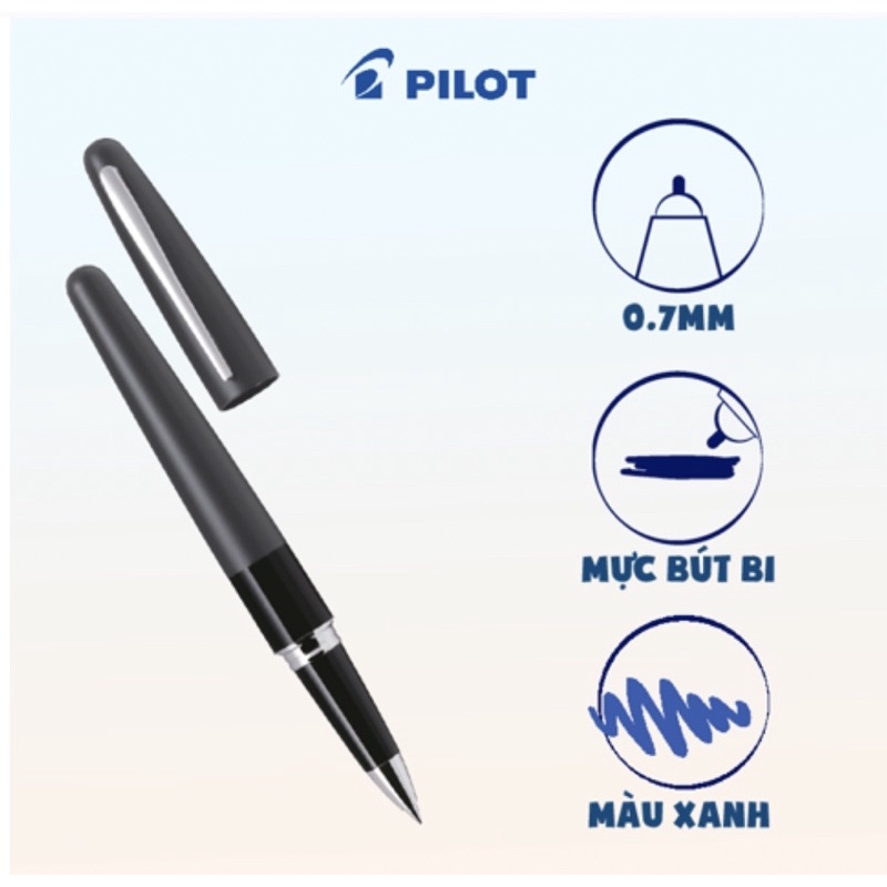 Bút gel ký Pilot Mr 1 BL-MR1-F-BP-L mực xanh  tip 0.7mm chính hãng cao cấp dành cho doanh nhân