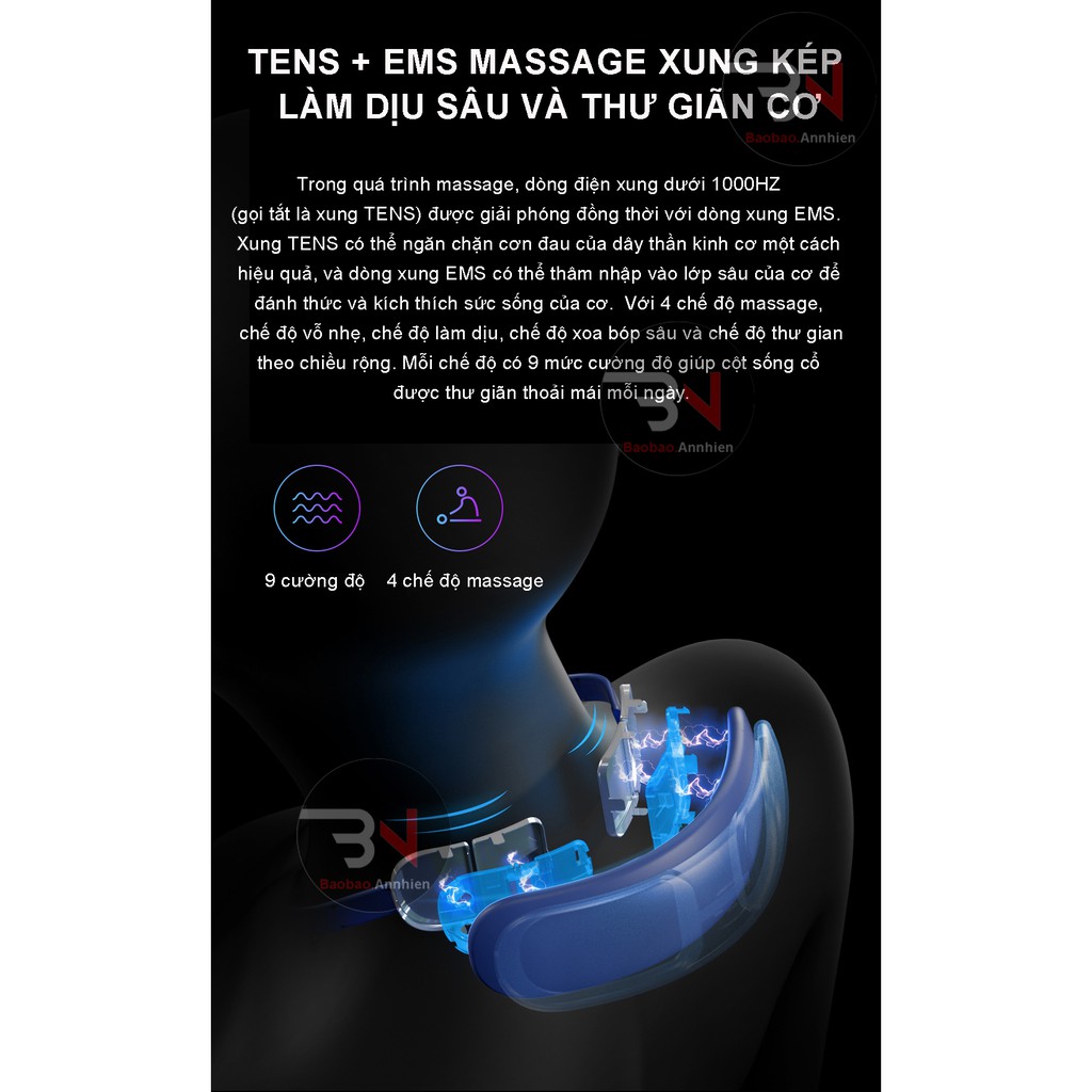 Máy massage cổ xung điện xiaomi GIC