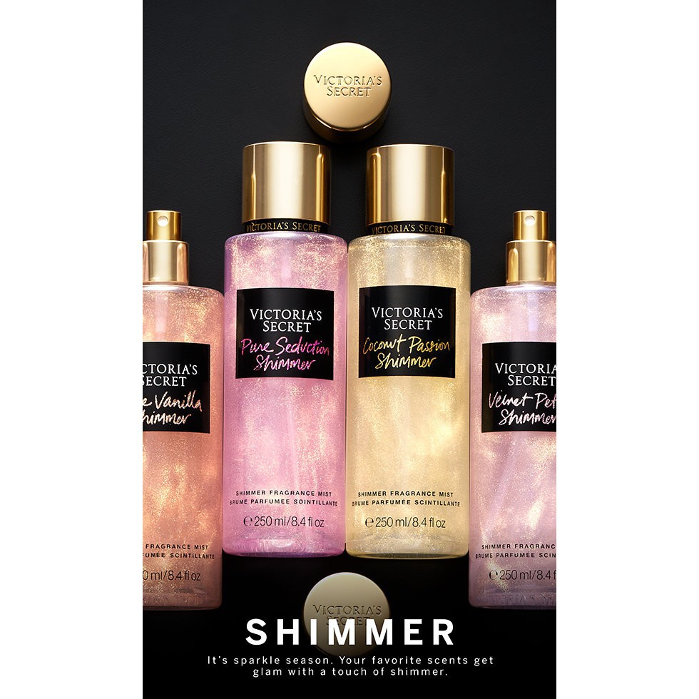 Xịt Thơm Nước Hoa Toàn Thân Victoria’s Secret Bare Vanilla Shimmer Fragrance Mist