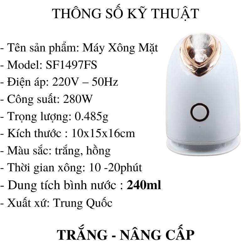 Máy xông mặt xả chanh hoa quả thảo dược nóng chính hãng công nghệ nano loại tốt cao cấp - TAKORA