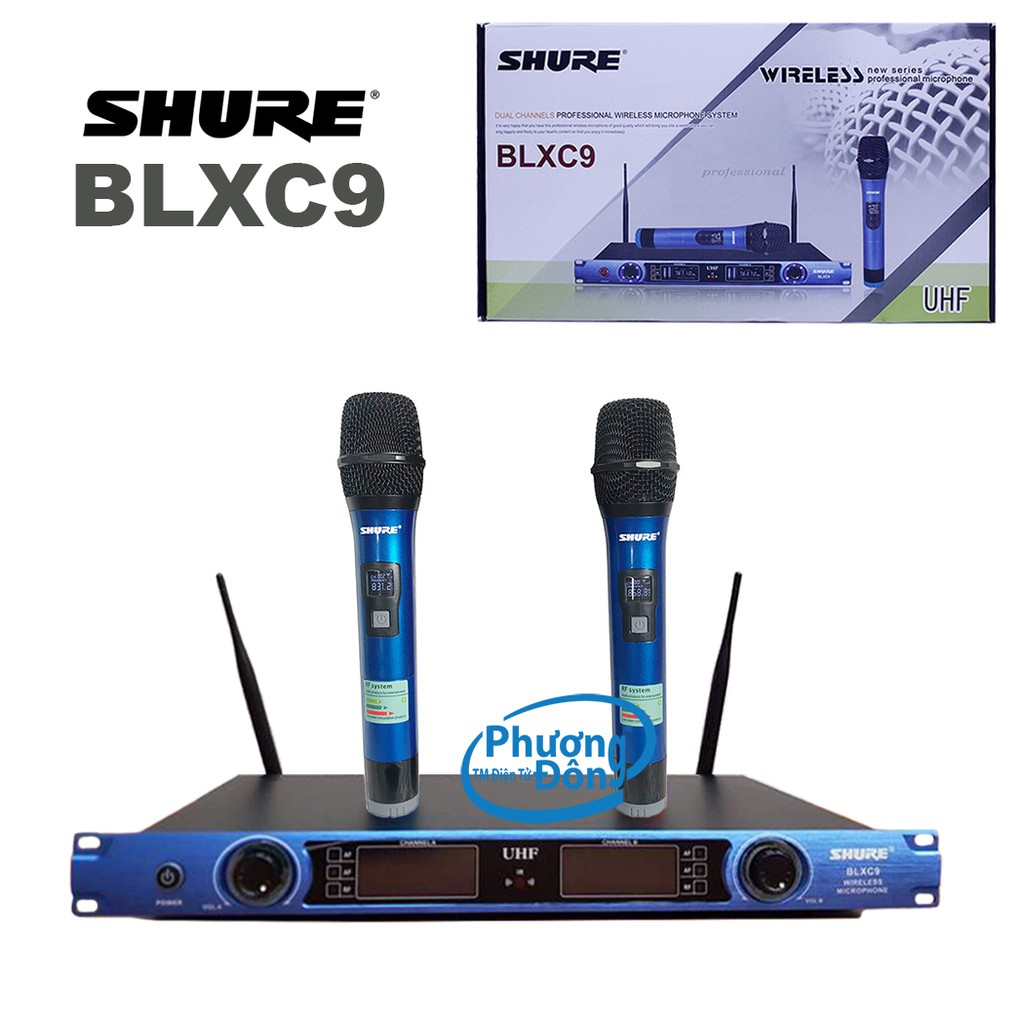 Micro SHURE BLXC9 Không Dây phiên bản cao cấp