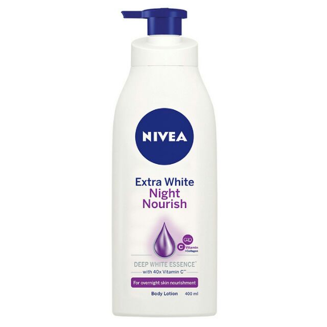 Sữa Dưỡng Thể Trắng Da Nivea Ban Đêm 400ml