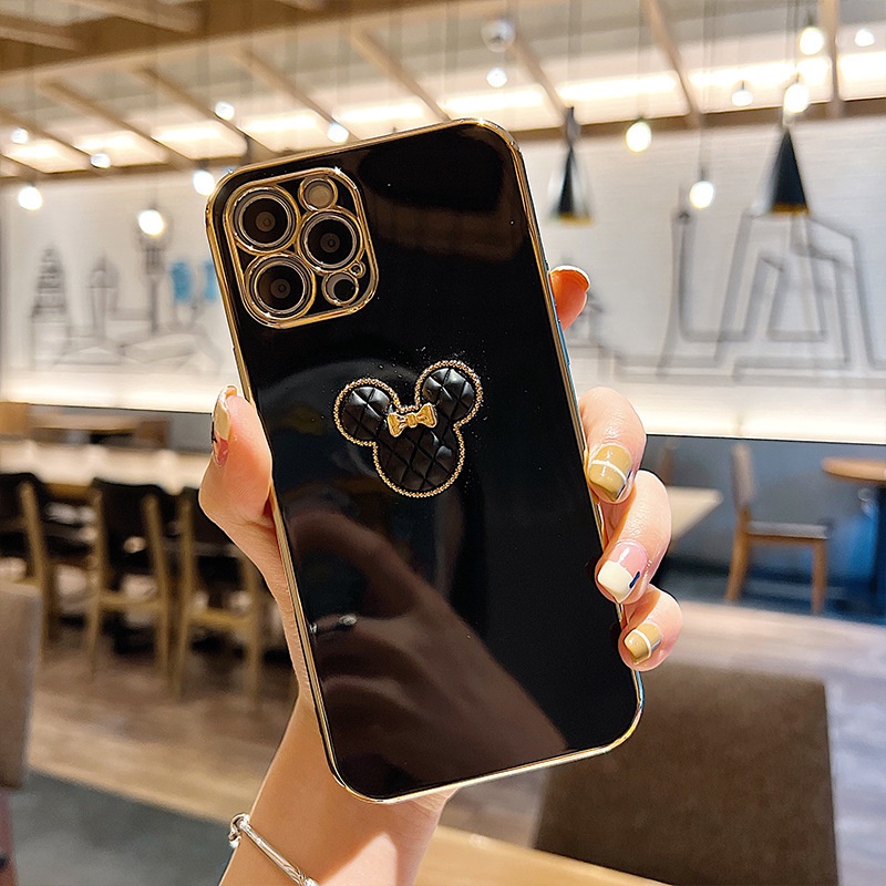 Ốp Điện Thoại Silicon Dẻo Mạ Màu 6D Chống Sốc Cho iPhone 7 8 SE 2020 X Xs XR Xs Max 11 12 13 Pro 11 12 13 Pro Max