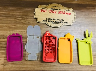 Ốp iphone 4 , Ốp thú dẻo iphone 4 / 4s cute