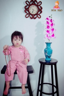 Đồ lam đi chùa cho bé