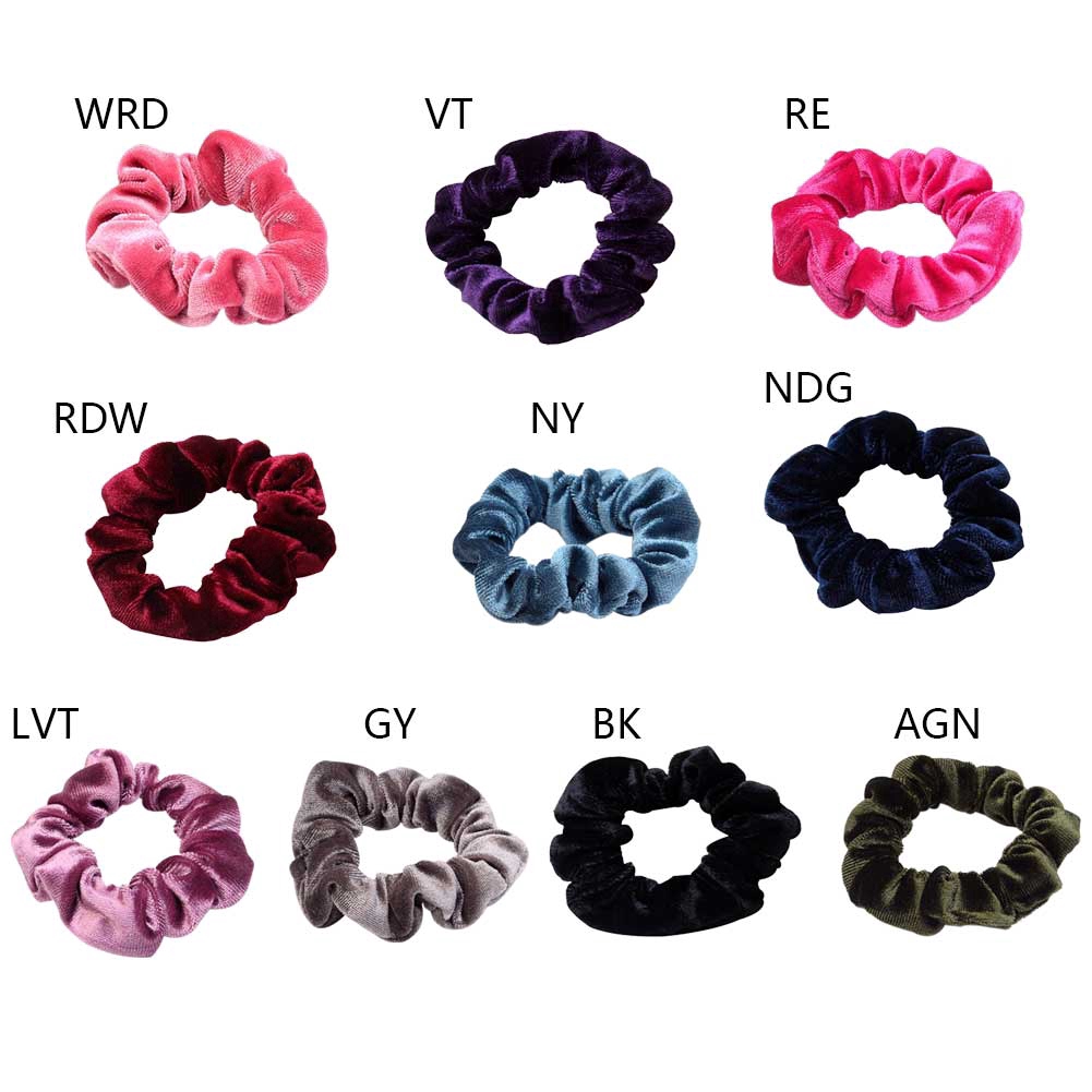 Dây Buộc Tóc Nhung Co Giãn Phong Cách Vintage Thời Trang Cho Nữ
