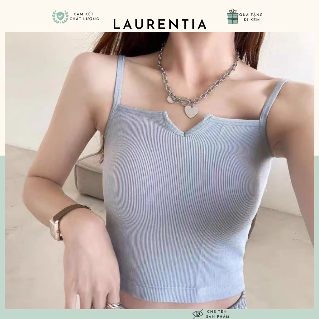 Áo 2 Dây - Áo Bra Nữ Cổ Chữ V Có Mút Ngực Sexy  BR6697