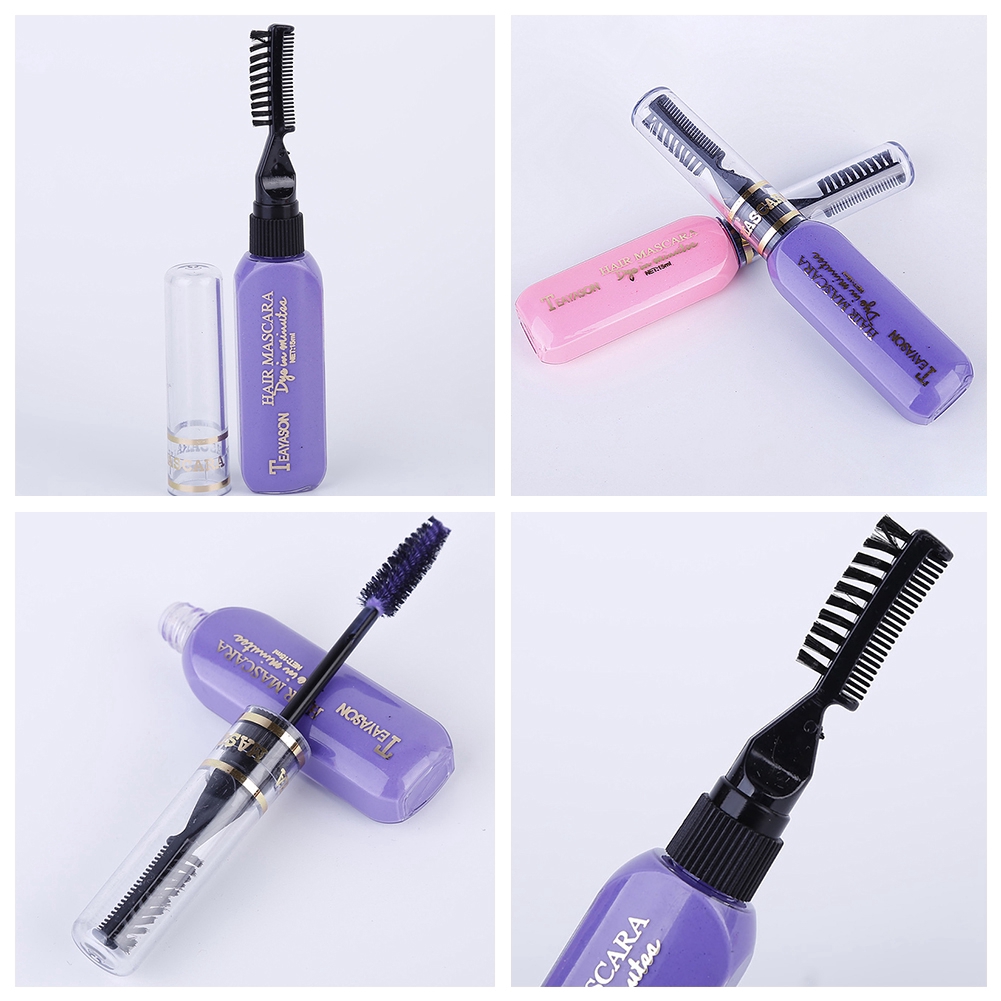 Mascara Nhuộm Tóc Tạm Thời Tự Làm Không Độc Hại 8 Màu Tùy Chọn