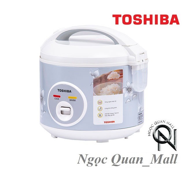Nồi cơm nắp gài Toshiba RC-10JFM(H)VN 1 lít | BigBuy360 - bigbuy360.vn