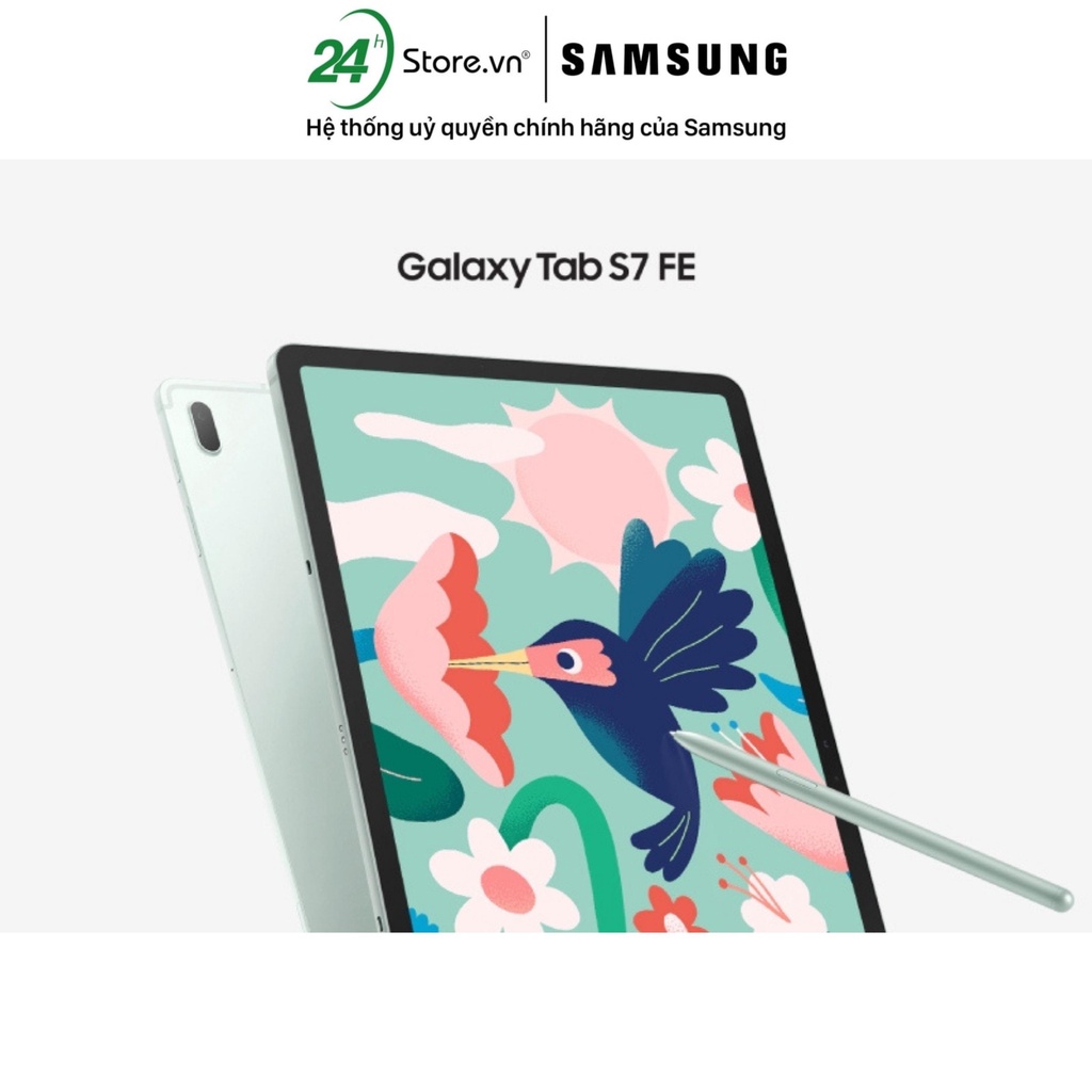 Máy tính bảng Samsung Galaxy Tab S7 FE LTE - Hàng Chính Hãng - 24hStore.vn