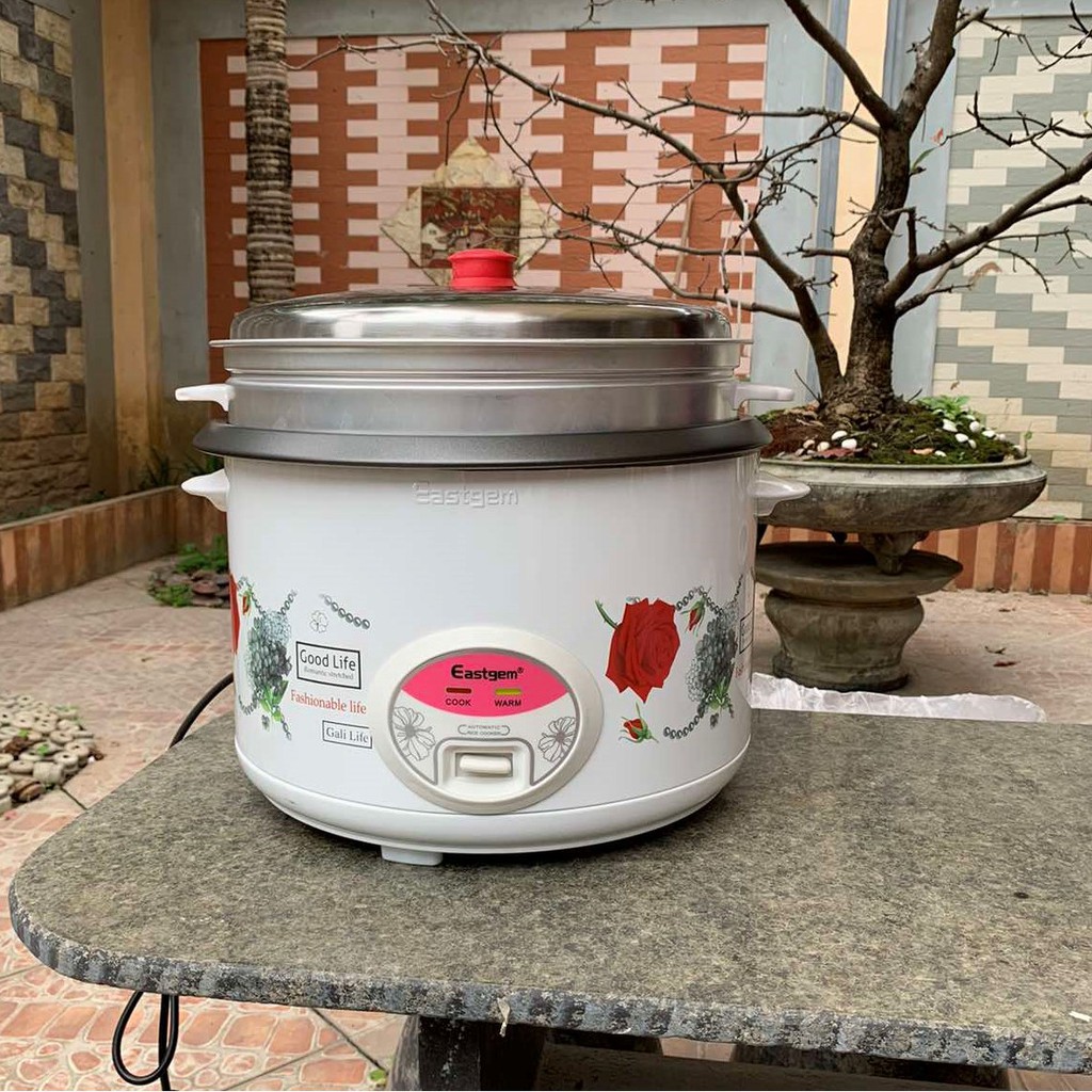 [Dung Tích Lớn] Nồi Cơm Điện Công Nghiệp Eastgem 10L, 13L - Chống Dính Tốt - Có Xưởng Hấp Tiện Dụng - Bảo Hành 12 Tháng | BigBuy360 - bigbuy360.vn