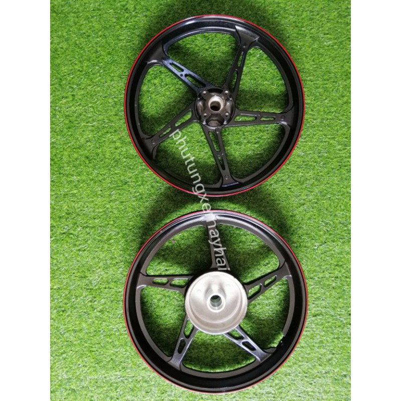 Bánh mâm yamaha dĩa trước đùm sau giả zin hàng 1/1 lắp như zin các đời sirius jupiter