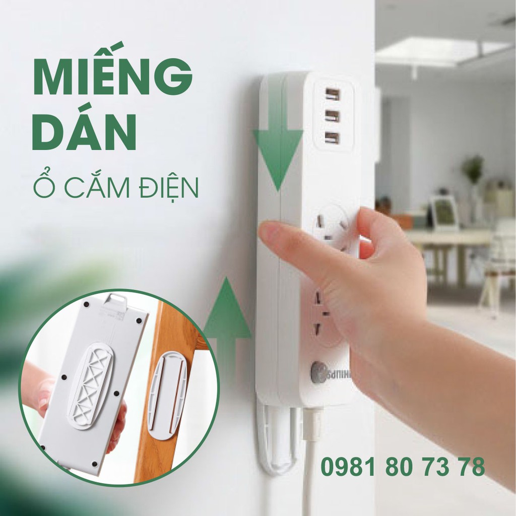 Miếng dán ổ cắm điện, cục phát wifi