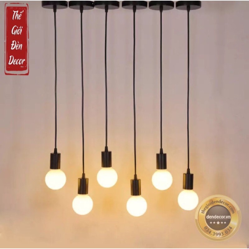 Đế dây đui ốp trần đèn thả trang trí , linh kiện lắp ráp đèn treo thả trần
