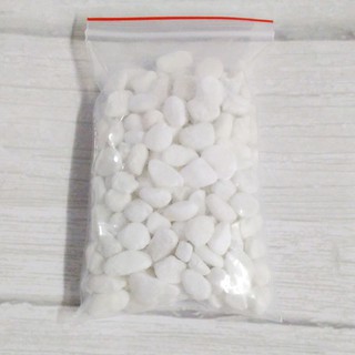 Đá sỏi trắng 3-5mm, 200g - trang trí chậu cây