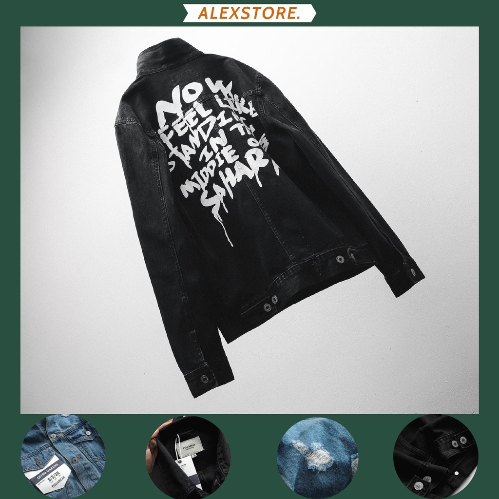 ÁO KHOÁC JEAN PULL & BEAR CAO CẤP VNXK