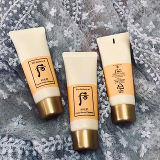 Sữa rửa mặt Whoo vàng Gongjinhyang Facial Foam Cleanser 40ml
