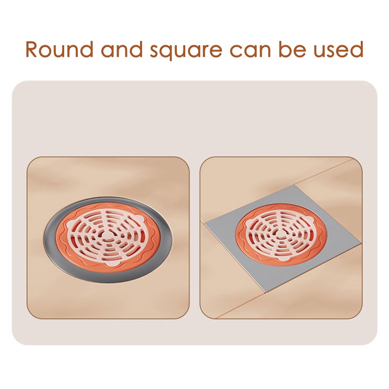 Nắp Đậy Cống Thoát Nước Sàn Nhà Tắm / Nhà Bếp Hình Lưới Bắt Tóc Dễ Thương