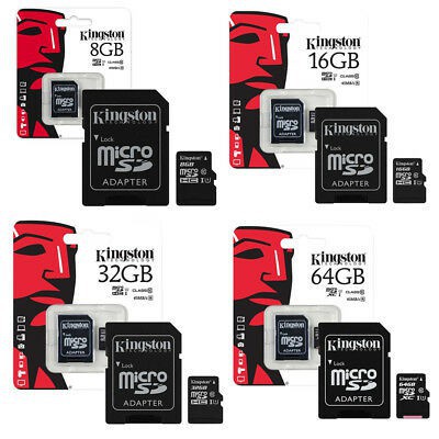 Thẻ Nhớ MICRO SD KINGSTON 16GB / 32GB / 64GB / 128GB CLASS 10  + Bộ Chuyển Đổi