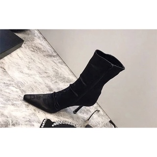 Boot cao gót cổ cao Alexingwang thời trang