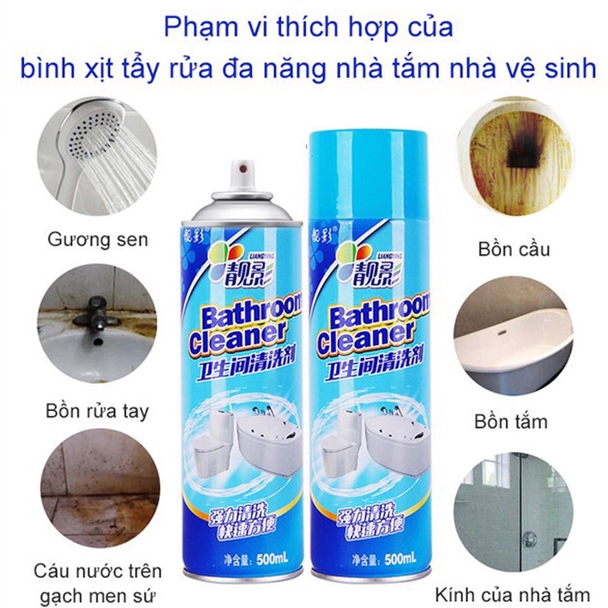 Bình Xịt Tẩy Rửa Nhà Tắm, Vệ Sinh Bathroom Cleaner