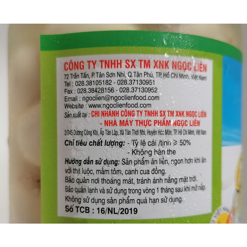 [365g] CÀ PHÁO NGÂM [VN] NGỌC LIÊN Pickled Eggplant (btn-hk)