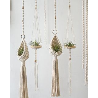 Bộ 4 sp dây treo trang trí ❤️FREESHIP❤️ giỏ treo cây không khí giỏ trang trí macramé