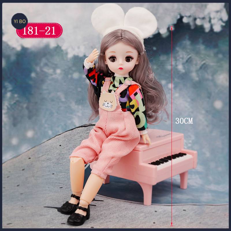 Búp bê công chúa mới 30cm 23 khớp đồ chơi cô gái búp bê Barbie bộ đồ chơi công chúa