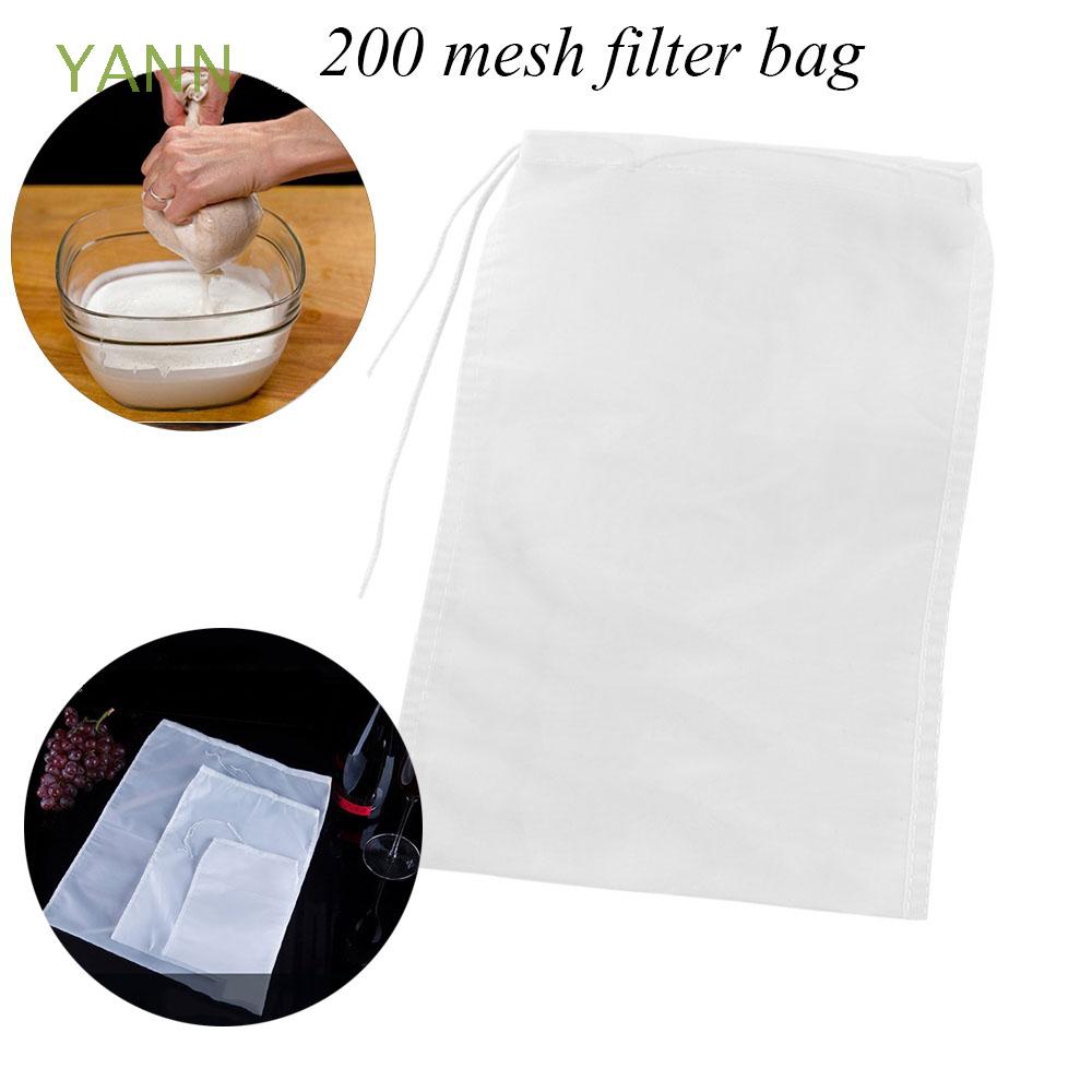 Túi lưới độ dày 200 mesh dùng để vắt nước cốt các nguyên liệu thức ăn nhiều kích thước để lựa chọn