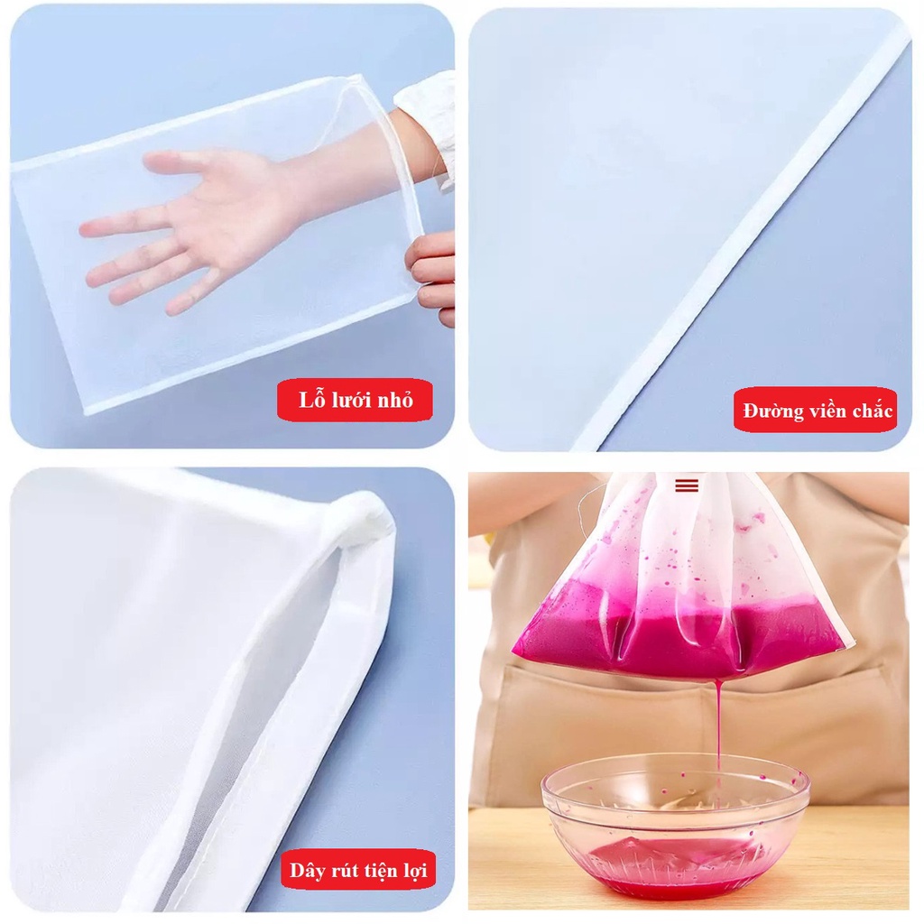 Túi Lọc Sữa Đậu Nành, Sữa Hạt Cao Cấp, Túi Lọc Trà, Túi Lọc Gia Vị Chuyên Dụng Hãng Amalife