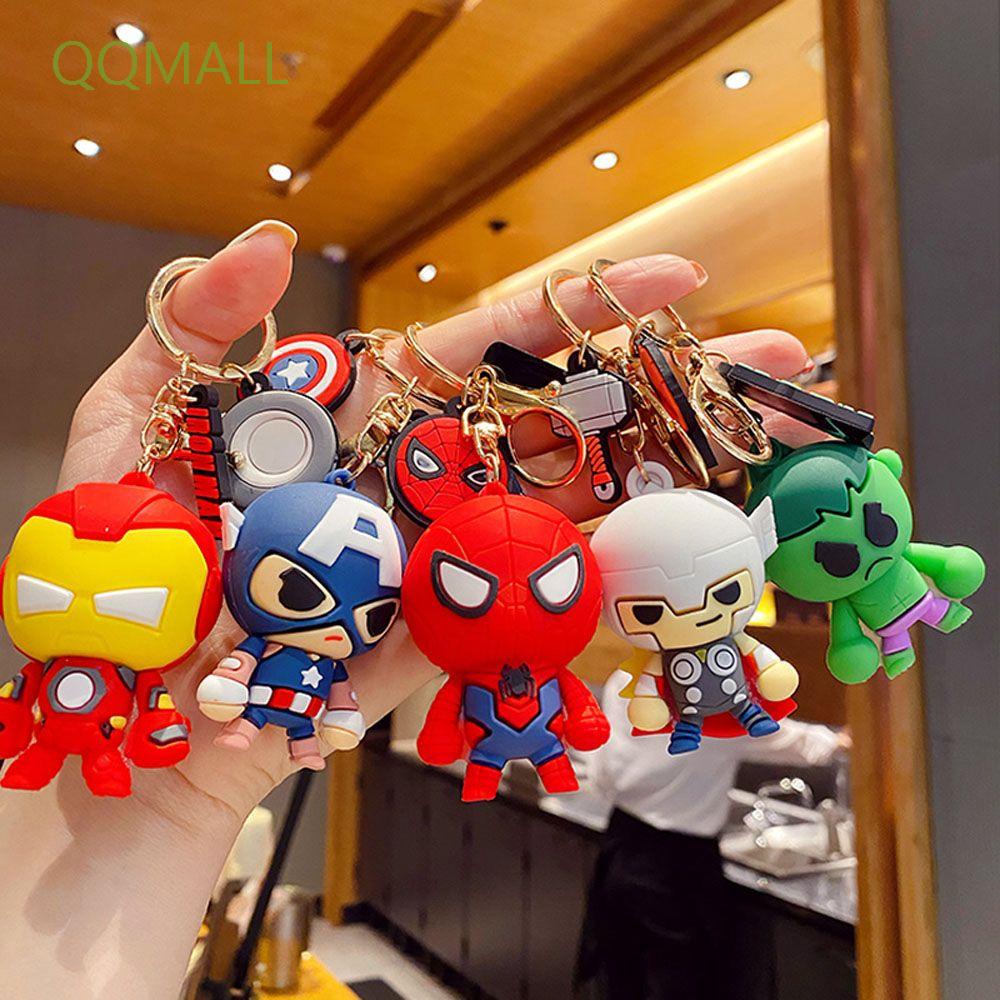 Móc khóa hình nhân vật siêu anh hùng Avengers tùy chọn