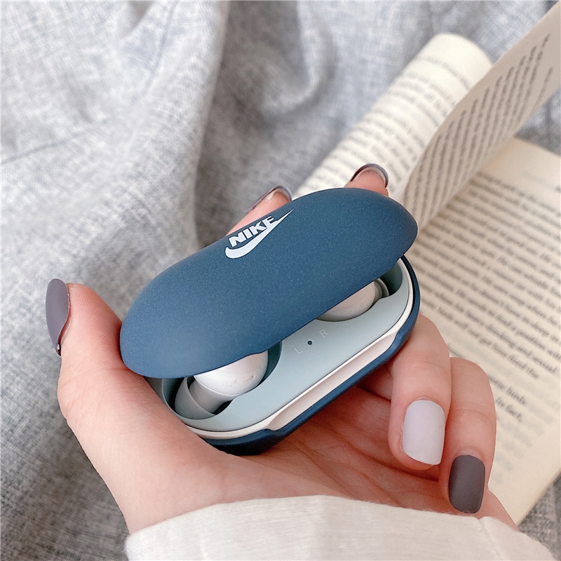 Vỏ bảo vệ hộp sạc tai nghe Samsung Galaxy Buds 2 Bud 2 plus màu xanh dương/xanh lá cứng