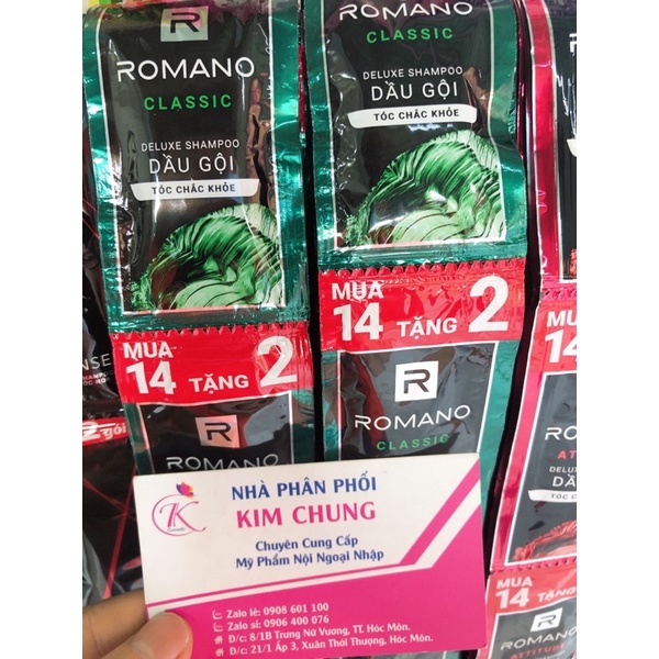 Dây dầu gội nam Xmen, Romano