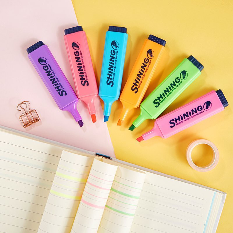 Bút dạ quang Shining Baoke, MP4904 - HÀNG CHÍNH HÃNG - CHẤT LƯỢNG CAO