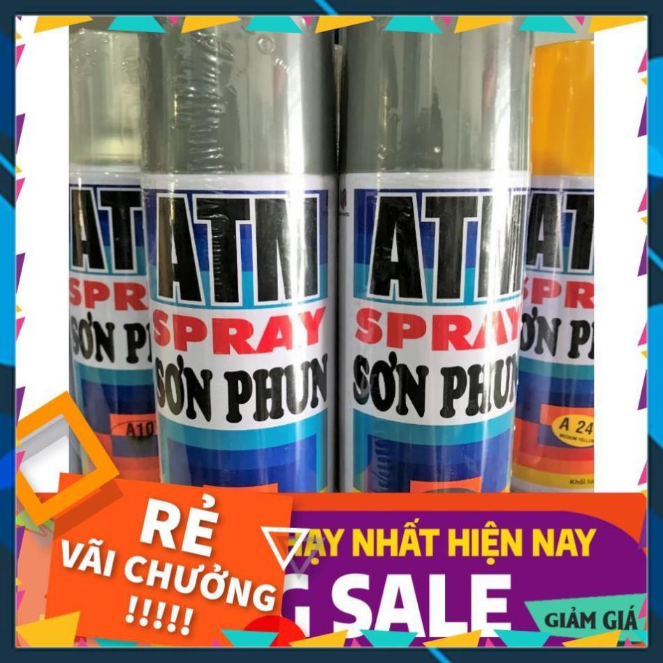 [BÁN CHẠY]  Sơn xịt ATM Spray Đủ Màu Giá sỉ (Mầu gì k có trong bảng các bạn nt hỏi mầu nhé)