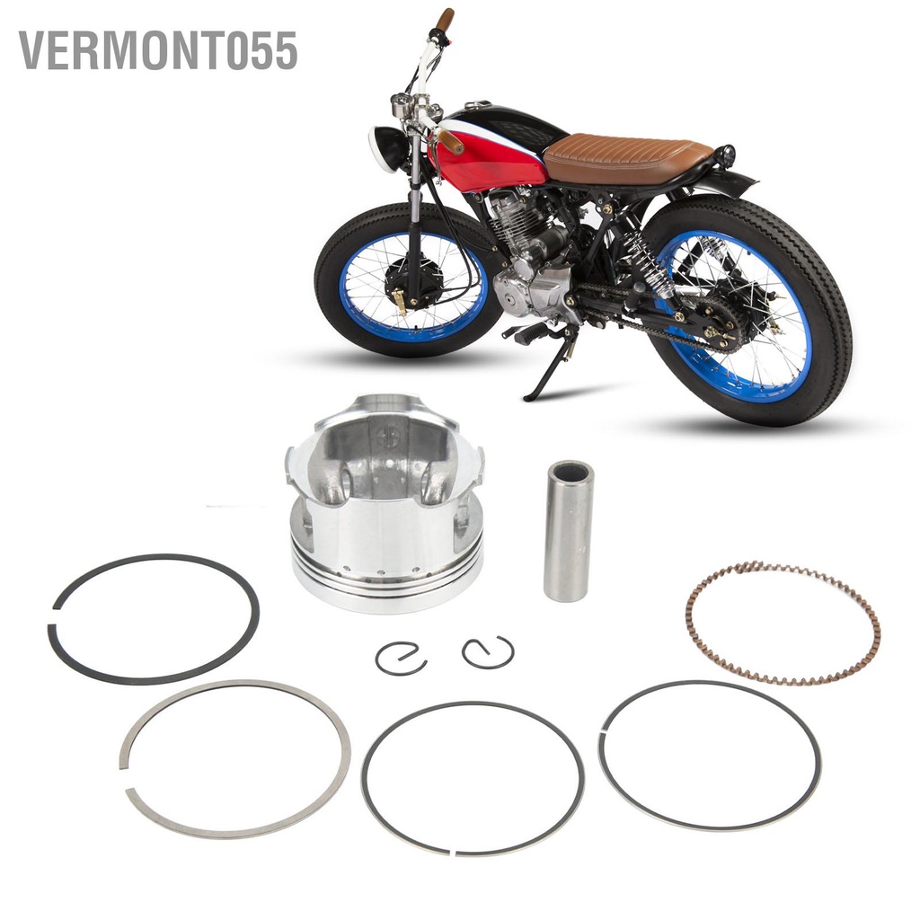 Có thể bán buôn Vòng Piston dành cho xe máy Pin Kit Đường kính 56 5mm Độ chính xác cao Thay thế CB125 CG125 Vermont055 Hàng giao ngay