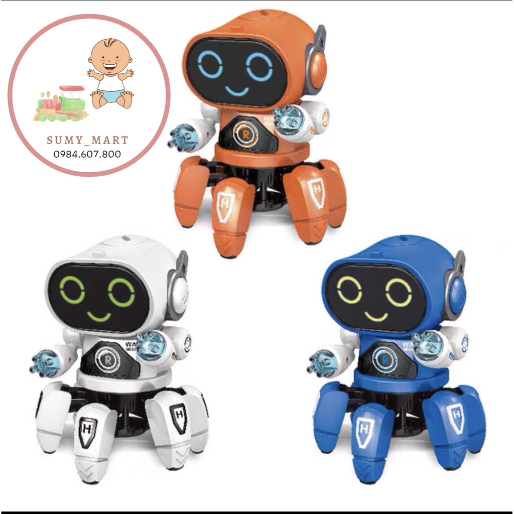 Robot Nhảy 🔥𝐅𝐫𝐞𝐞𝐒𝐡𝐢𝐩🔥Robot Dancer Nhảy Múa phát sáng Có Đèn Có Nhạc Vui Nhộn.