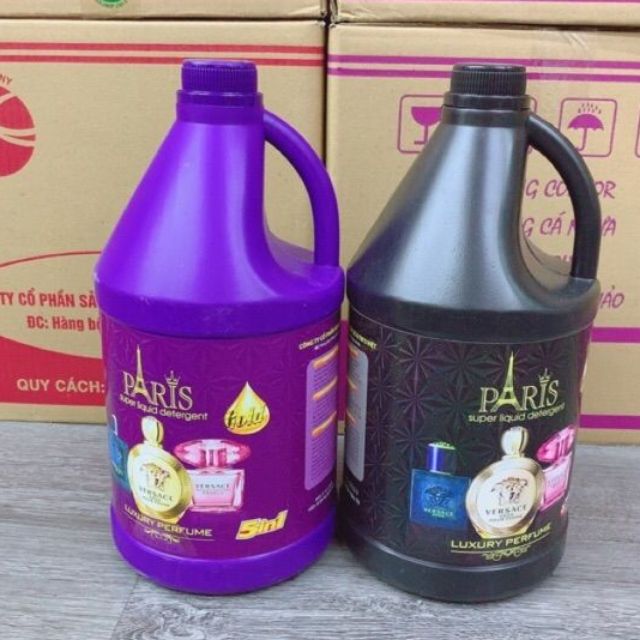 Combo 02 can nước giặt paris cao cấp - bình 3,6 Lít