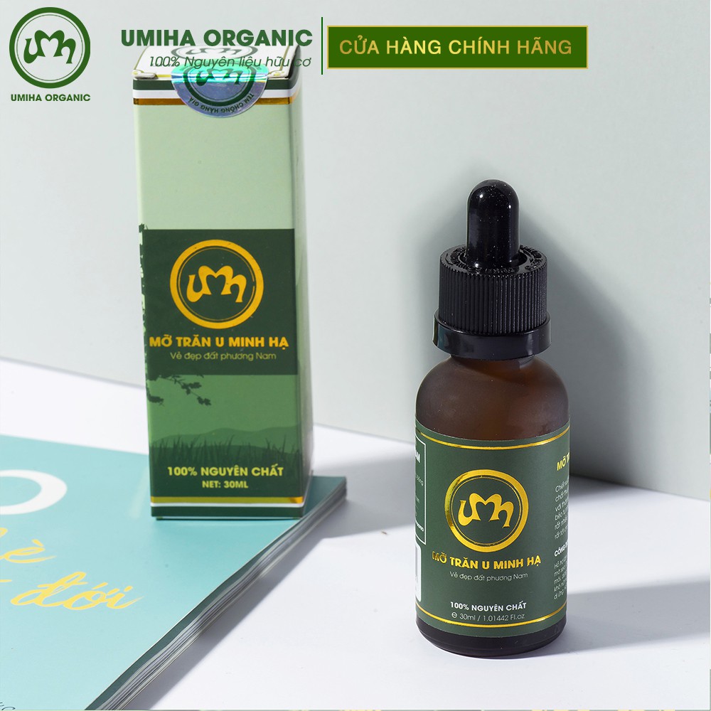 Combo 2 hộp Mỡ trăn UMIHA ORGANIC triệt lông vĩnh viễn (30ml x2) - Tặng Bột Cám Gạo hữu cơ UMIHOME dùng đắp mặt nạ