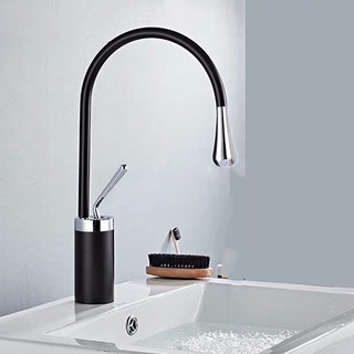 Vòi chậu Lavabo nóng lạnh Art Black ZT2185
