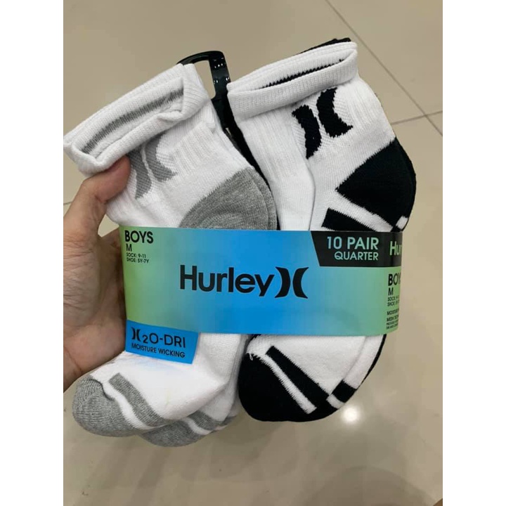 Set 10 đôi vớ  Hurley cho bé trai - bé gái chính hãng