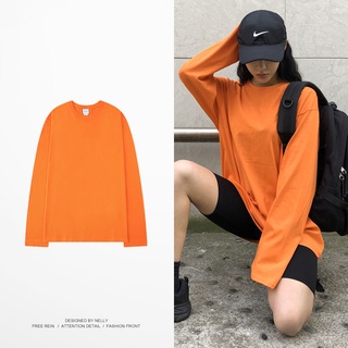 [NY0207-1/8] Áo thun trơn Nelly dài tay 100% cotton basic (NELLY)