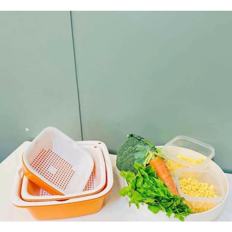 Bộ Rổ Châụ Đa Năng 6 Món ECCO Cao Cấp Giá Xưởng