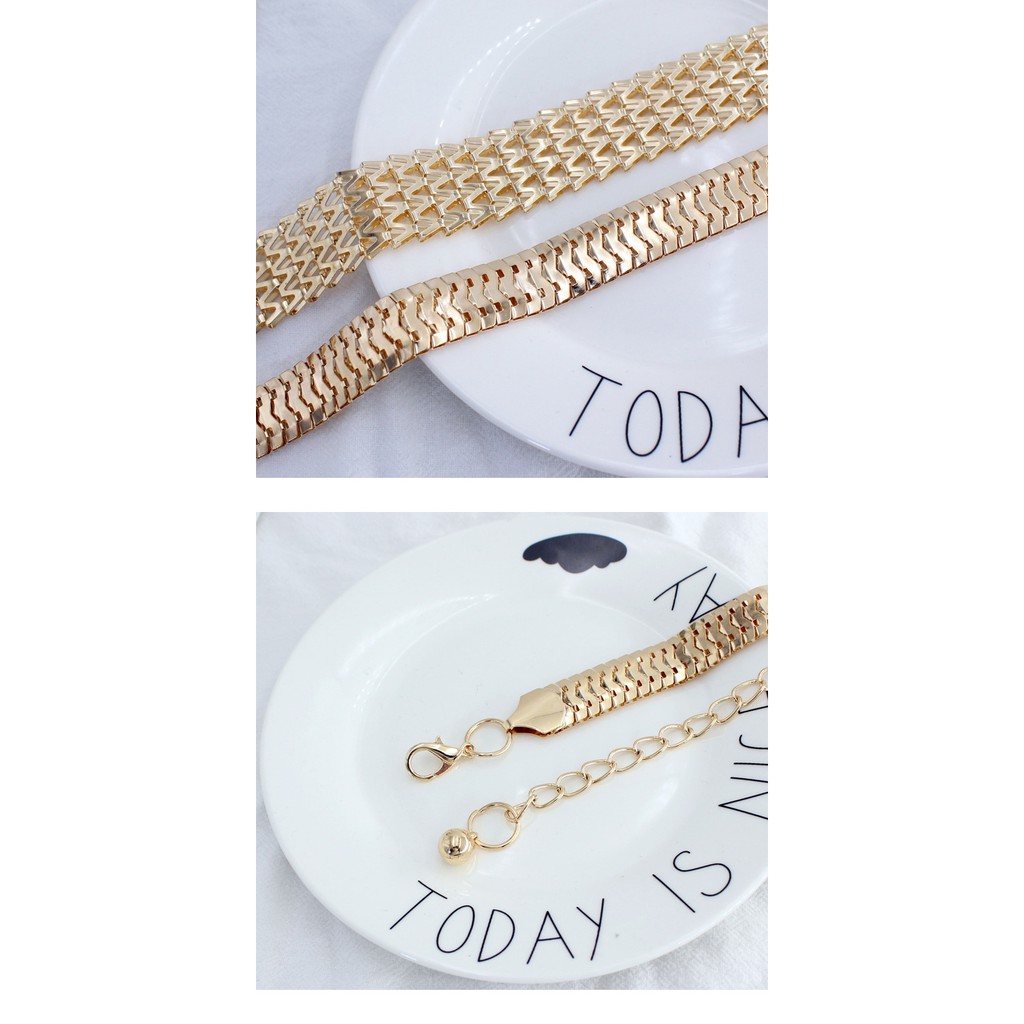 Thắt lưng kim loại độc đáo dễ phối đồ TTL75