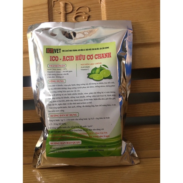 AXIT HỮU CƠ CHANH 100g giải độc chống nóng