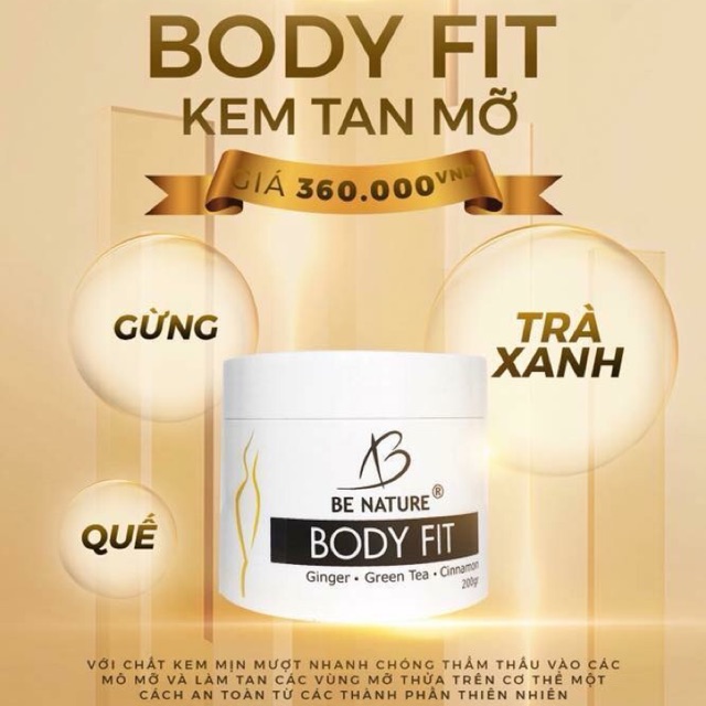 KEM TAN MỠ BODY FIT